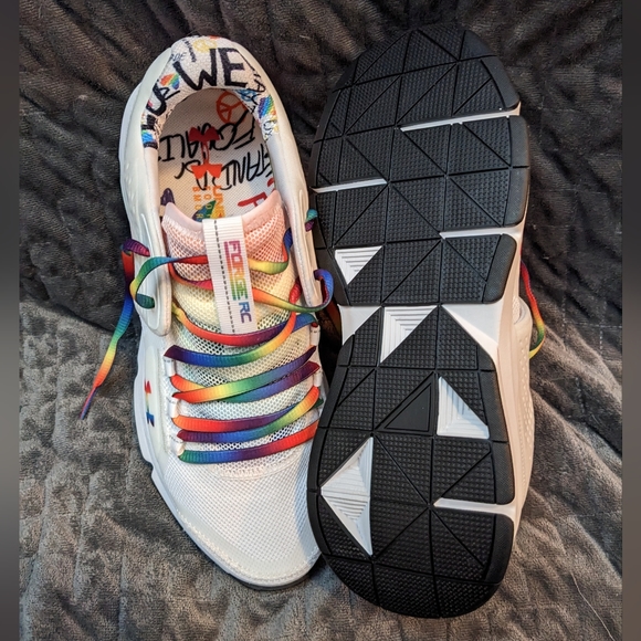 UnderArmour Forge RC Pride Stand 4 Equality Multicolor shoes Size Men' 8 | W 9.5 - Picture 2 of 6